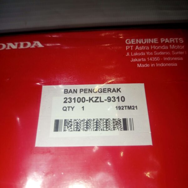 Vanbelt Honda Kode KZL